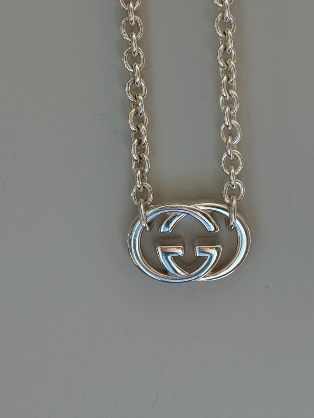 Gucci GG interlocking Gs chain necklace Excellent condition. Pouch and box incl. - Picture 2 of 9